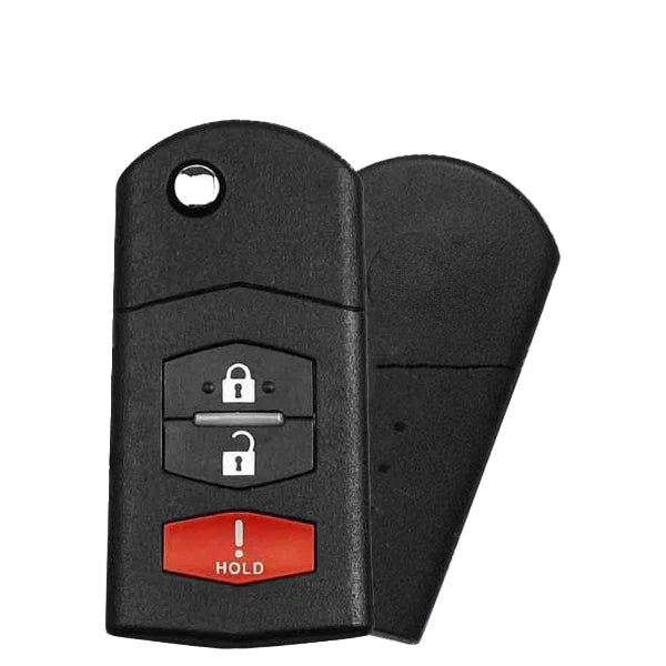 2006-2015 (OEM RECASE) Remote Flip Keys for Mazda  CX-7 | PN: CC43-67-5RYC | BGBX1T478SKE125-01
