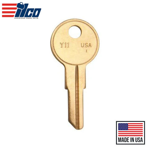 (ILCO) Y11-BR Ilco Yale Key – Brass Hover Image