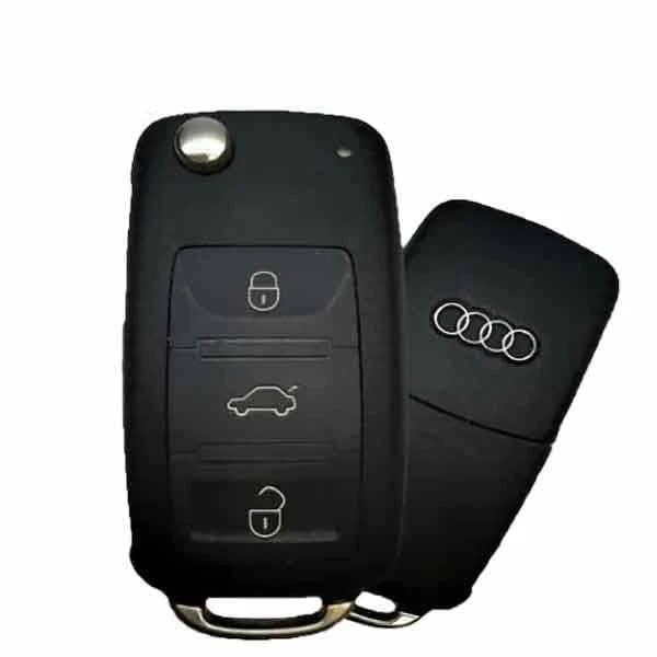 2003-2011 (OEM REFURB) Remote Flip Keys for Audi A8 S8 Q6 Q7 | PN: 4EO837220E | KR55WK45032