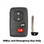 2009-2014 (AFTERMARKET) Smart Key Shell for Toyota Corolla - Avalon | PN: 1551A-14AAB | HYQ14AAB