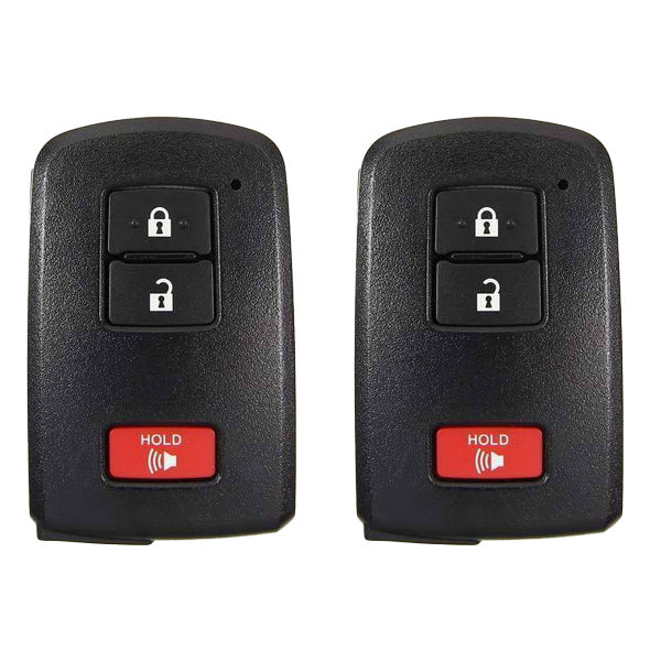2012-2021 (AFTERMARKET) Smart Keys for Toyota Highlander | PN: 89904-0E091 | Pack x2