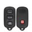 1998-2009 (OEM RECASE) Remote Keyless Entry for Toyota  4Runner | PN: 89742-35020 | HYQ1512Y