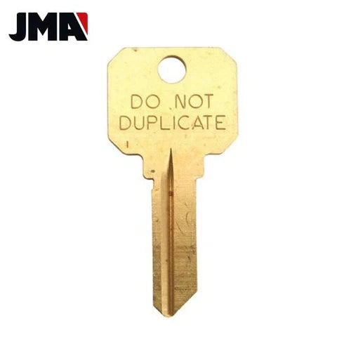 (JMA) Schlage SC1 Key – Brass (Do Not Duplicate)