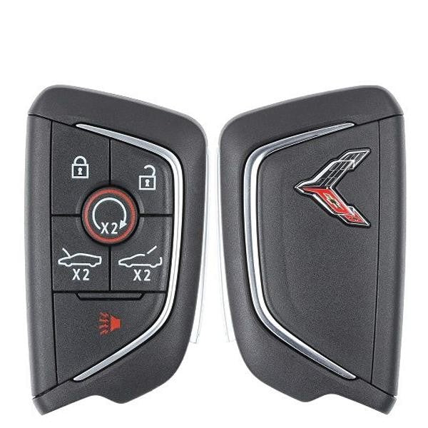 2020-2024 Chevrolet Corvette Stingray / 6-Button Remote Smart Key / PN: 13554498 / YG0G20TB1 (OEM) Hover Image