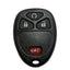 2004-2012 Buick Chevrolet Pontiac / 4-Button Keyless Entry Remote / PN: 15114374 / KOBGT04A (OEM Recase)
