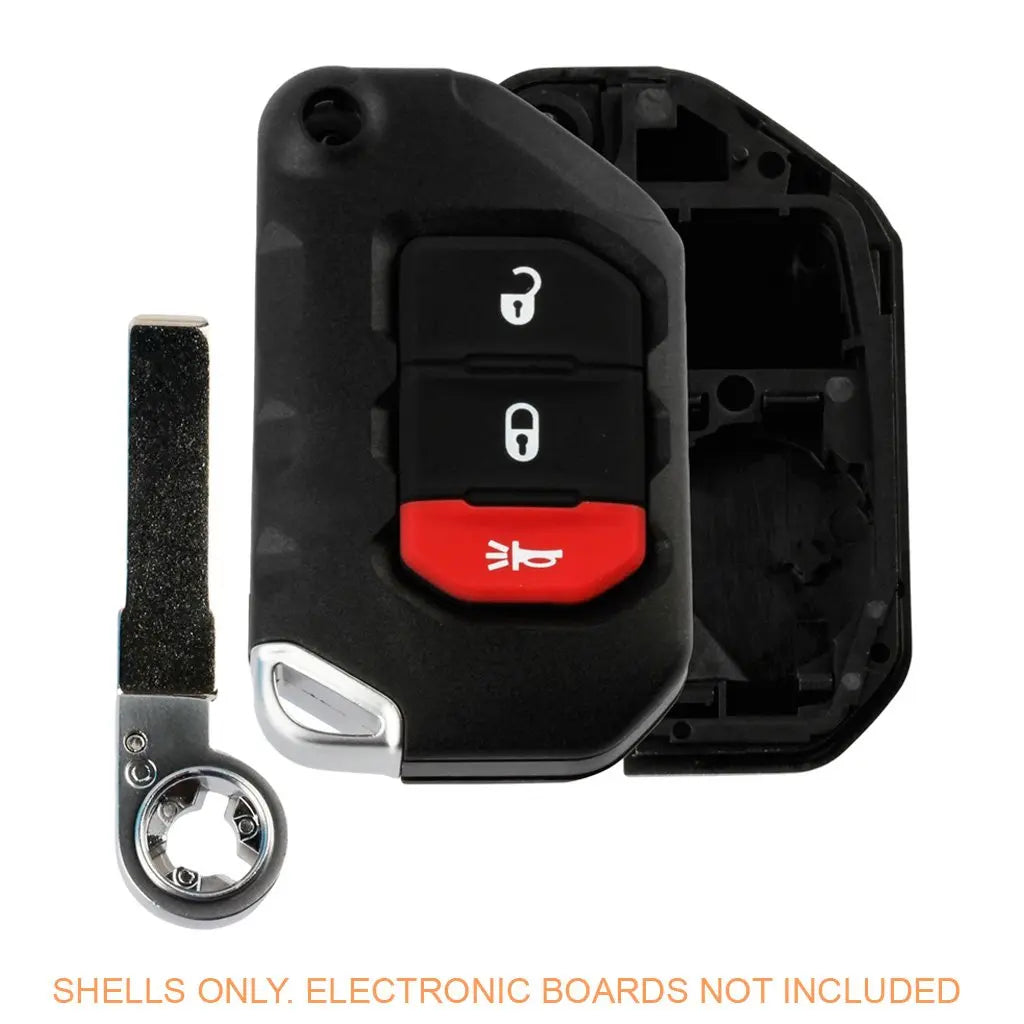 2018-2020 (Aftermarket) Smart Key SHELL for Jeep Wrangler - Gladiator | OHT1130261