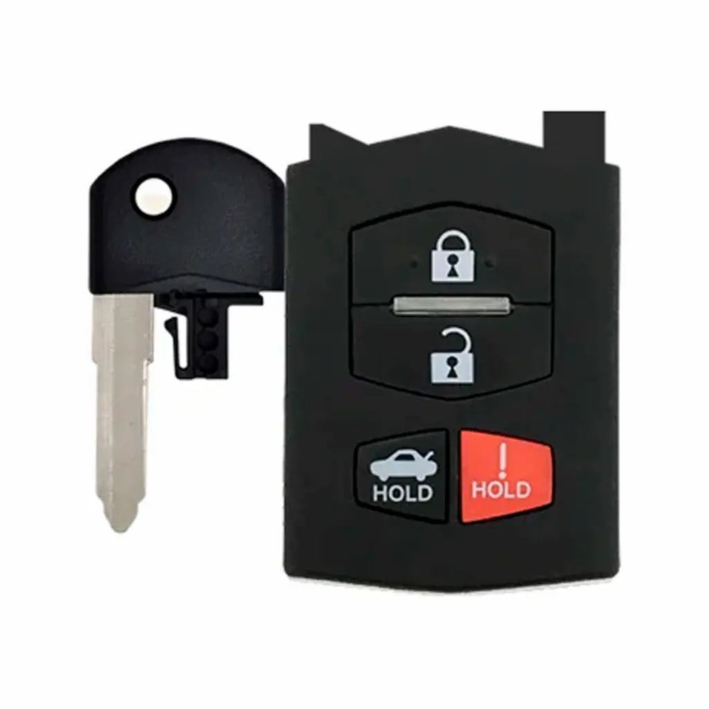 2009-2010 (OEM Refurb) Remote Flip Key for Mazda 6 | PN: GS4B-67-5RYA
