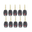 10 x 2005-2014 Honda / 3-Button Remote Head Key / OUCG8D-380H-A / Chip 46 (AFTERMARKET) (Pack of 10)