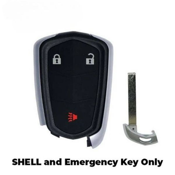 2014-2019 (AFTERMARKET) Smart Key Shell for Cadillac ATS - XTS | PN: 13598506 - 13510253 - 13594023