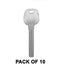 (AFTERMARKET) Lexus - Mazda -  Kia - Toyota - Hyundai - Scion LXP90 High Security Test Blade - Pack 10