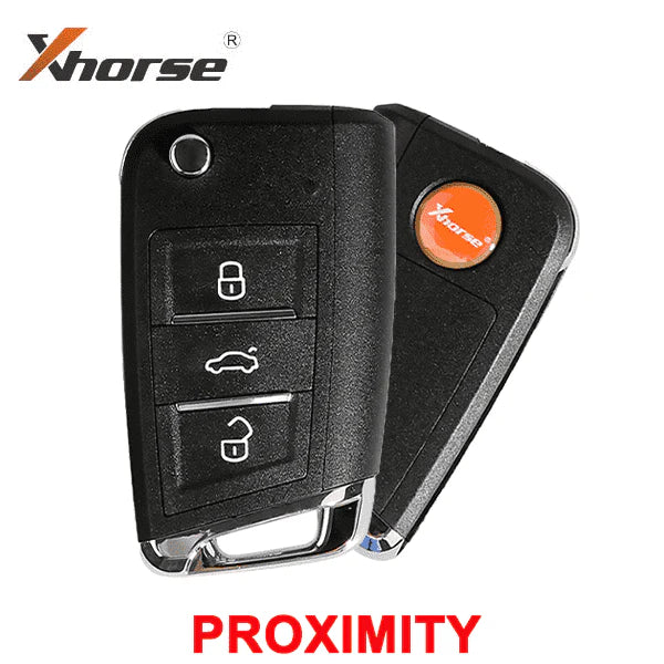 Xhorse - XSMQB1EN - MQB Style 3-Button Flip Key – Universal Remote with Proximity for VVDI Key Tool Main image