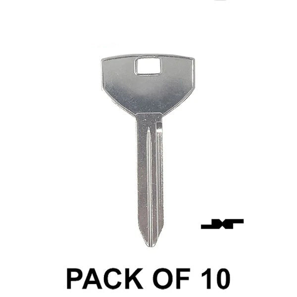 (AFTERMARKET) Chrysler - Dodge - Jeep Y157 - P1794 Metal Key Blank - Pack x10