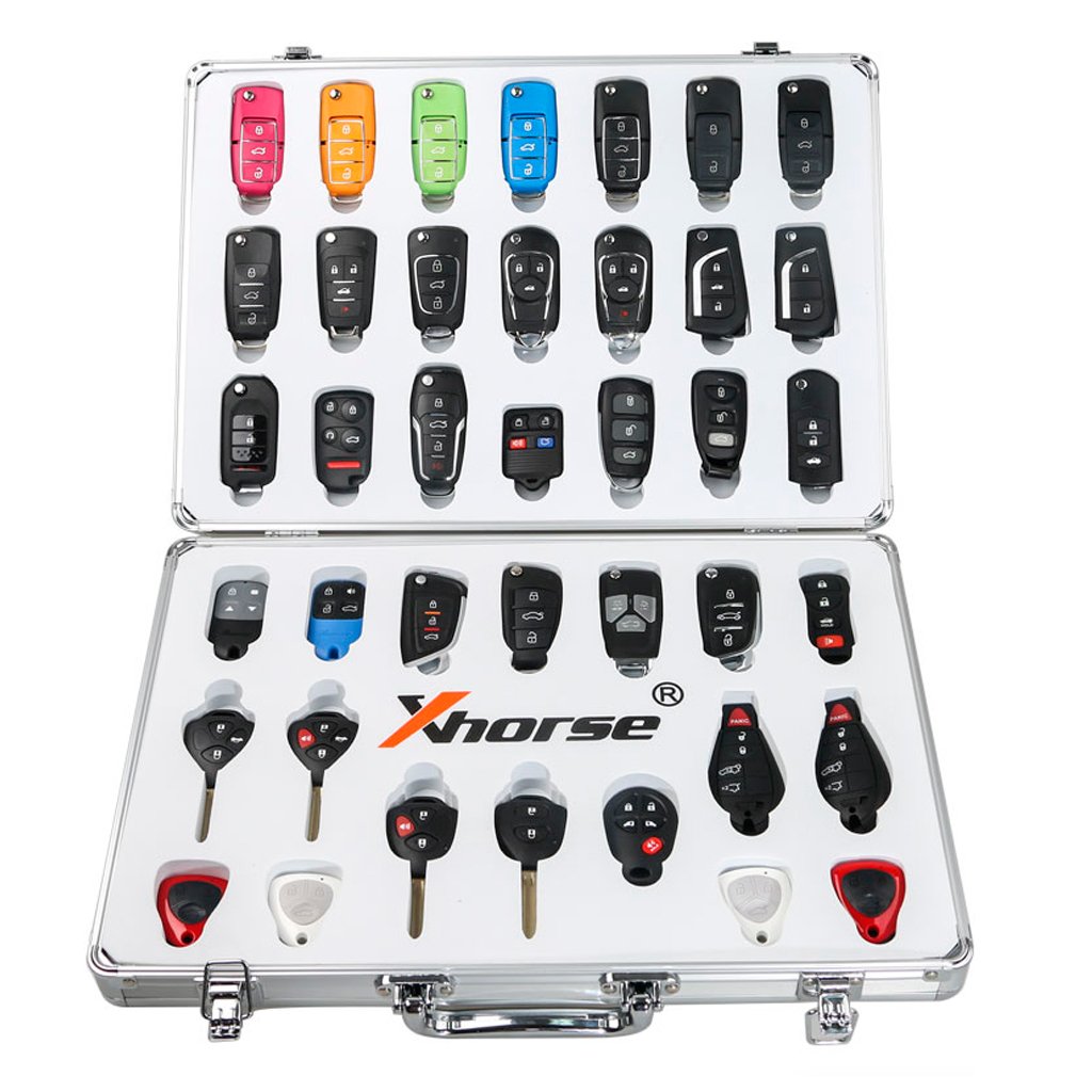 Universal Remote Key Set w/ Aluminum Case for VVDI Programming Tool (Xhorse)