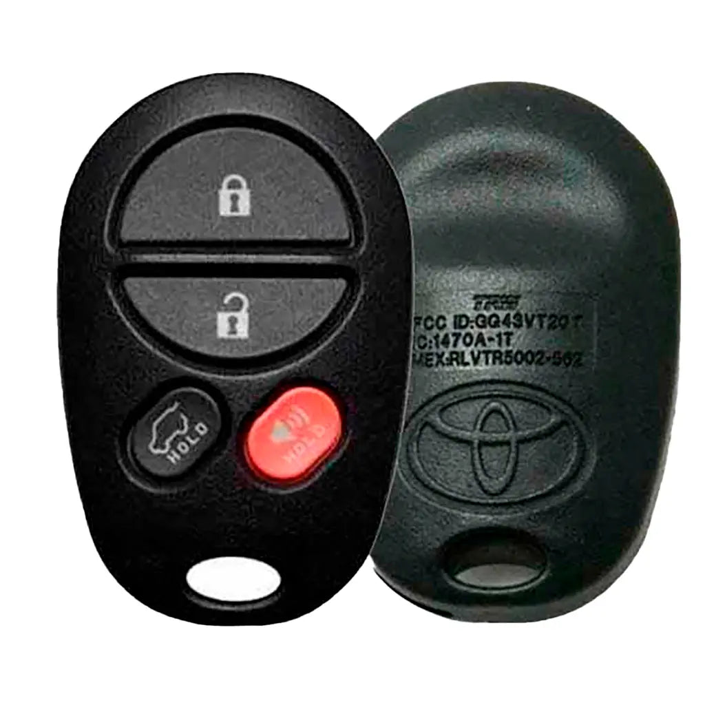 2004-2012 (OEM Refurb) Keyless Entry Remote for Toyota Highlander | PN: 89742-0W011 / GQ43VT20T