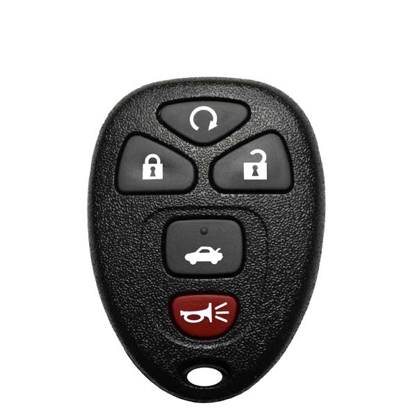2004-2013 GM / 5-Button Keyless Entry Remote / PN: 22733524 / KOBGT04A (AFTERMARKET) Hover Image