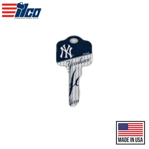 (ILCO) MLB TeamKeys New York Yankees KW1 Ilco Key Pack x5 Hover Image