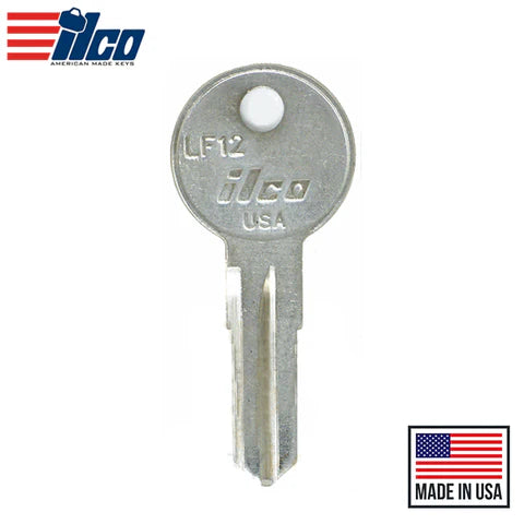 (ILCO) LF12 Ilco Gas Cap & Thule Ski Rack Key – Brass