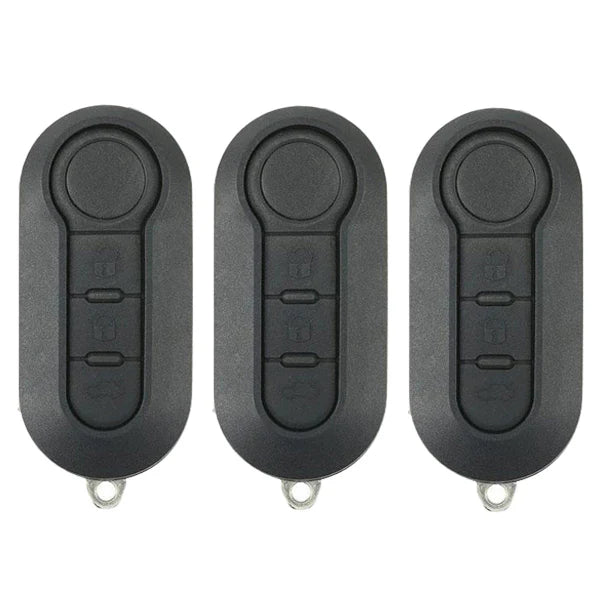2012-2017 (AFTERMARKET) Remote Flip Keys for Fiat 500 | LTQF12AM433TX  - Pack x3 Hover Image
