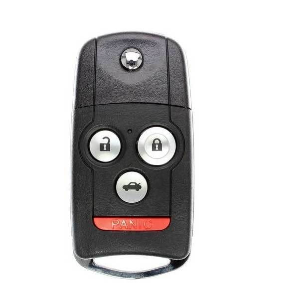 2009-2014 Acura TL / 4-Button Remote Flip Key / PN: 35119-TK4-305 / MLBHLIK-1T (OEM Refurb) Hover Image