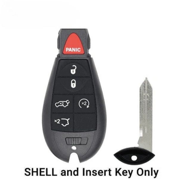 2008-2019 (AFTERMARKET) Fobik Key Shell for Chrysler Dodge Jeep VW Routan - Commander | M3N5WY783X, IYZ-C01C
