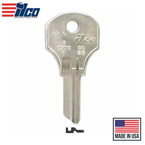 (ILCO) S1000V-CO68 Ilco Corbin Key – Brass