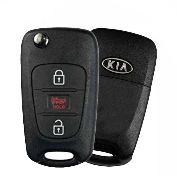2010-2013 Kia Soul / 3-Button Remote Flip Key / PN: 95430-2K340 / NY0SEKSAM11ATX ((AM-FL)-315-AME) (OEM) Hover Image