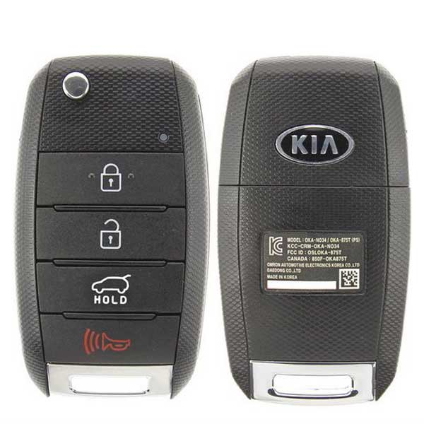2014-2019 (OEM REFURB) Remote Flip Keys for Kia  Soul  | PN: 95430-B2101 | OSLOKA-875T