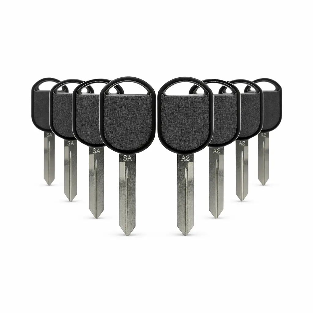 2000-2017 (AFTERMARKET) Transponder Key for Ford Econoline - MKX | H92 / H84 - 4D63 80 Bit Chip - Pack X10