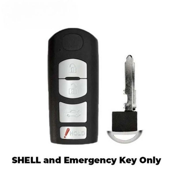 2010-2013 (AFTERMARKET) Smart Key Shell for Mazda 3 5-Door | WAZSKE13D01, WAZSKE13D02, WAZX1T768SKE Hover Image