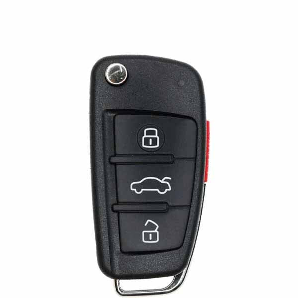 2006-2010 (AFTERMARKET) Remote Flip Keys for Audi A8  - A4 | PN: D 8X0 837 220 G - 8P0-837-220E Hover Image