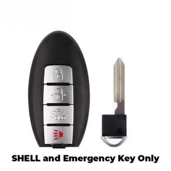 2007-2017 (AFTERMARKET) Smart Key Shell for Nissan - Infiniti G35 - QX70 | KR55WK49622, KR55WK48903 Hover Image