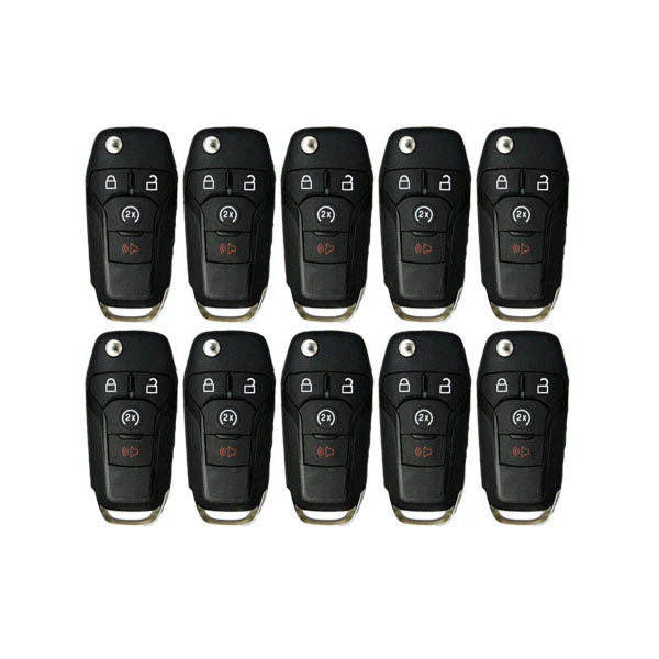 2015-2022 (AFTERMARKET) Remote Flip Keys for Ford F-Series | PN: 164-R8134 | N5F-A08TDA  - Pack x25 Hover Image