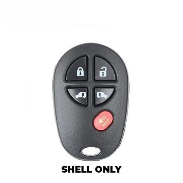 2004-2018 (AFTERMARKET) Keyless Entry Remote SHELL for Toyota Highlander - Tundra | GQ43VT20T Hover Image