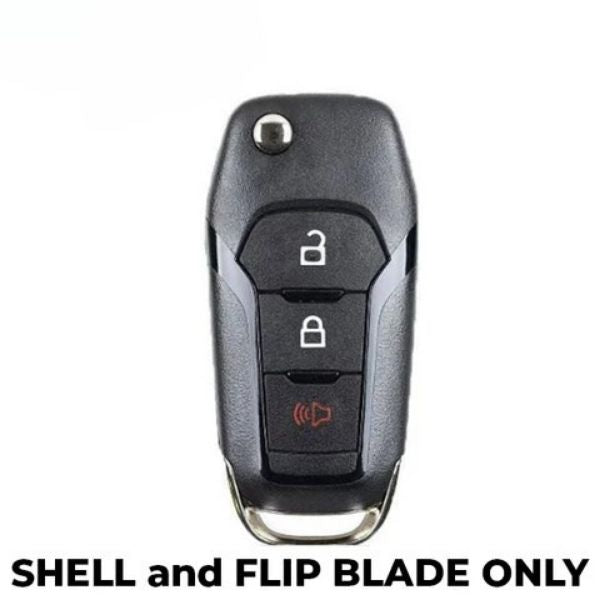 2014-2017 (AFTERMARKET) Flip Key Shell for Ford F-Series | PN: 164-R7986 | N5F-A08TAA Hover Image