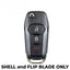 2014-2017 (AFTERMARKET) Flip Key Shell for Ford F-Series | PN: 164-R7986 | N5F-A08TAA