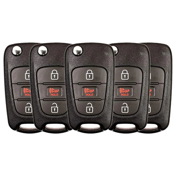 2010-2012 (AFTERMARKET) Remote Flip Keys for Kia Soul | PN: 95430-2K250 | NY0SEKSAM11ATX  - Pack x5 Hover Image