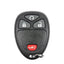 2004-2012 GM / 4-Button Keyless Entry Remote / PN: 15114374 / KOBGT04A (OEM)