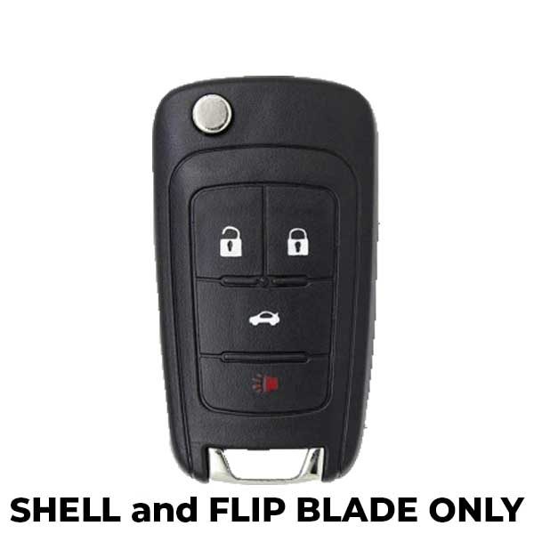 2010-2019 (AFTERMARKET) Flip Key Shell for Chevrolet Sonic | PN: V2T01060512