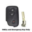 2006-2012 (AFTERMARKET) Smart Key Shell for Lexus IS350 - LS600h | PN: 89904-30270 | HYQ14AAB - HYQ14AAF