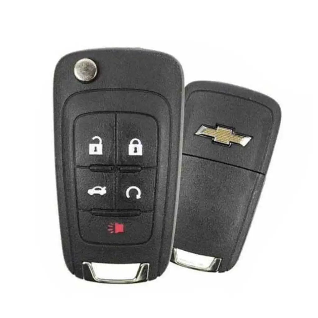 2014-2017 (OEM Refurb) Remote Flip Key for Chevrolet / Impala / Malibu / Sonic | PN: 13586490 / KR55WK50073