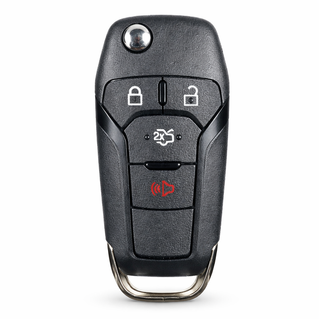 2013-2016 (AFTERMARKET) Ford Fusion / 4-Button Flip Key / 128 Bit / N5F-A08TAA Hover Image