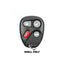 2000-2005 (AFTERMARKET) Keyless Entry Remote SHELL for GM - Saturn Malibu -  SW1/SW2 | L2C0005T