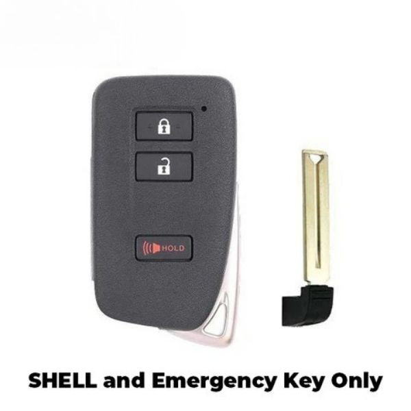 2013-2018 (AFTERMARKET) Smart Key Shell for Lexus GS-F - IS300 - RC200T | PN: 1551A-14FBA