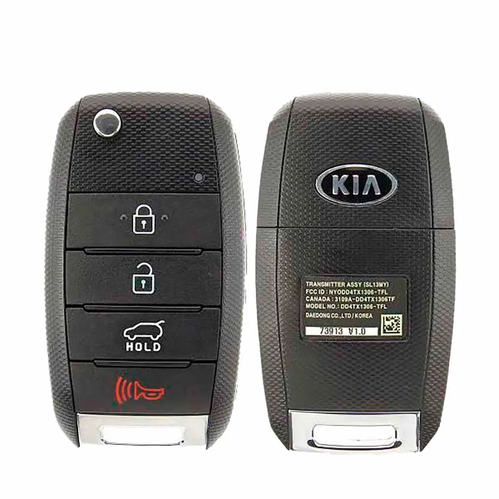 2014-2016 (OEM Refurb) Remote Flip Key for Kia Sportage | PN: 95430-3W350
