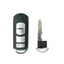2010-2019 (AFTERMARKET) Smart Key Shell for Mazda - Fiat Scion | WAZSKE13D01