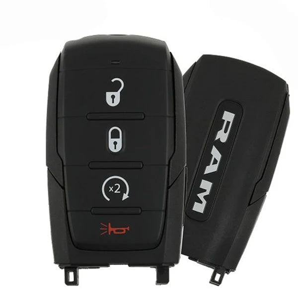 2019-2023 Ram 1500 Pickup / 4-Button Smart Key / PN: 68442915AB / OHT-4882056 (OEM Refurb) Hover Image