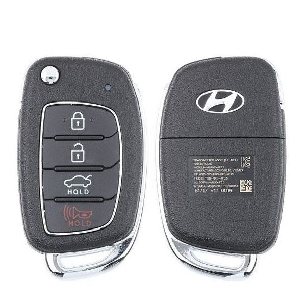 2017-2020 Hyundai Sonata / 4-Button Remote Flip Key / PN: 95430-C1210 / TQ8-RKE-4F25 (LF 4BT) (OEM Refurb) Hover Image