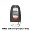2008-2012 (AFTERMARKET) Smart Key Shell for Audi A5 - A4 | 8T0959754A, 8K0959754AB