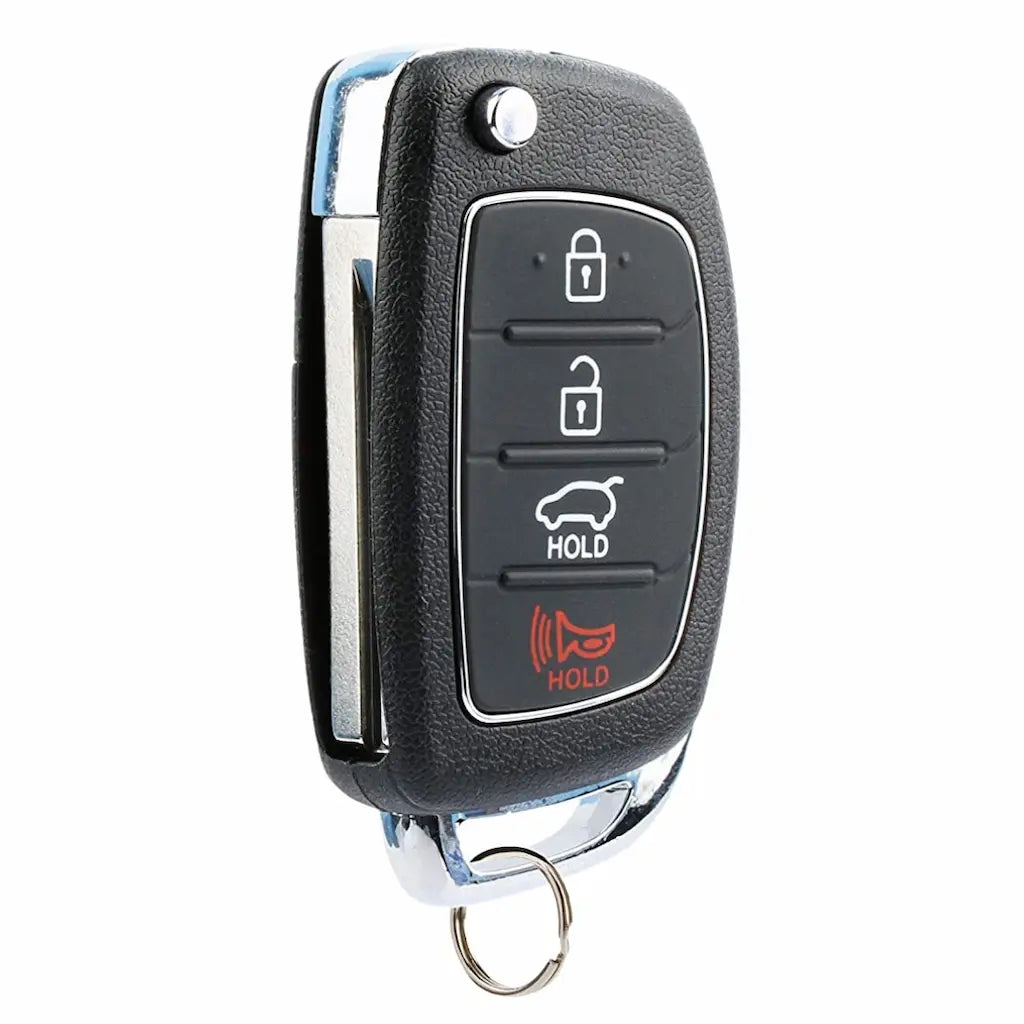 2013-2016 (Aftermarket) Remote Flip Key for Hyundai Santa Fe | PN: TQ8-RKE-3F04