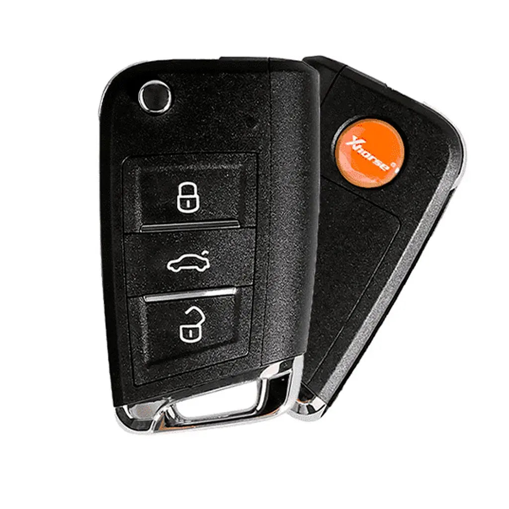 MQB Style 3 Button Universal Flip Key w/ Proximity Function for VVDI Key Tool (Xhorse) / Universal Remote